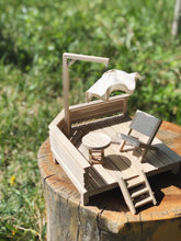 画像をギャラリービューアに読み込む, wood terrace