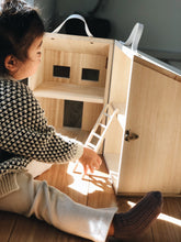 画像をギャラリービューアに読み込む, wooden crafted house